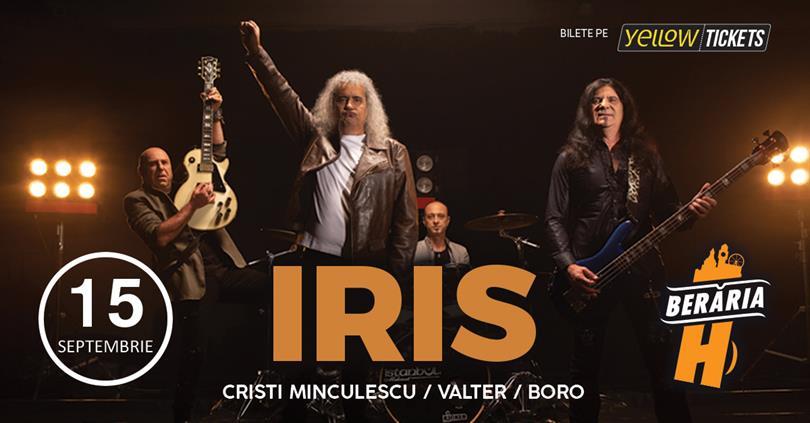 Concert IRIS Cristi Minculescu, Valter si Boro în concert la Berăria H, joi, 15 septembrie 2022 20:45, Beraria H