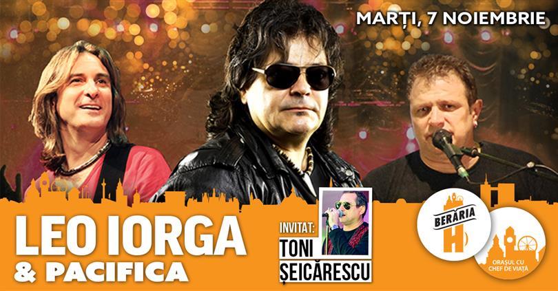 Concert Leo Iorga și Pacifica în concert la Berăria H, marți, 07 noiembrie 2017 20:00, Beraria H