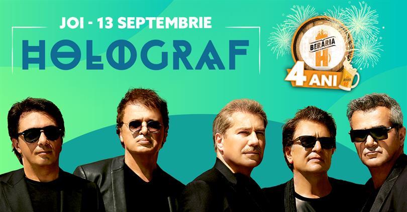 Concert Concert Holograf ✗ 4 Ani de Berăria H, joi, 13 septembrie 2018 20:00, Beraria H