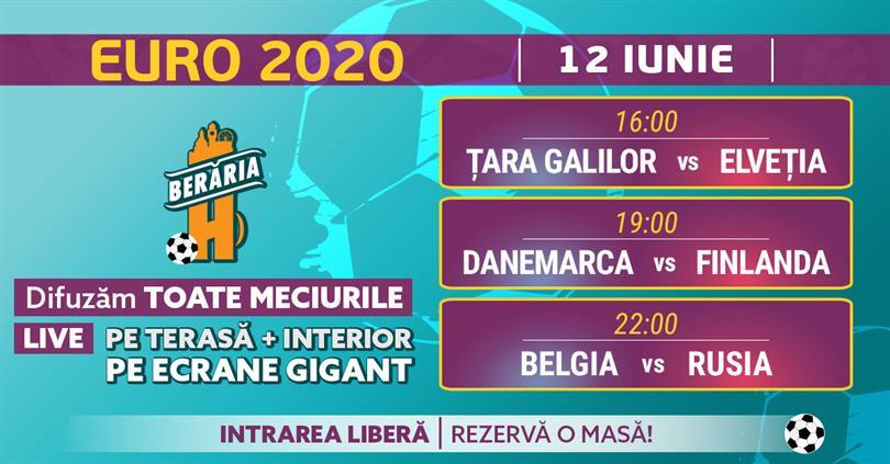 Concert EURO 2020 | 12 IUNIE, Saturday, 12 June 2021 16:00, Beraria H