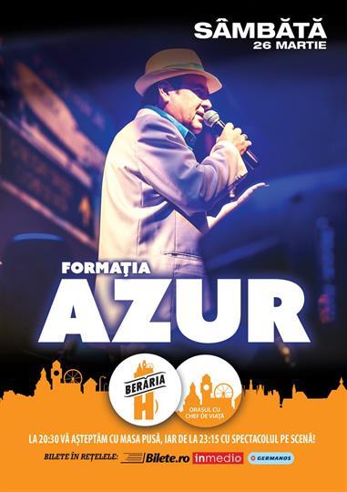 Concert Azur & Nelu Vlad, Saturday, 26 March 2016 20:00, Beraria H