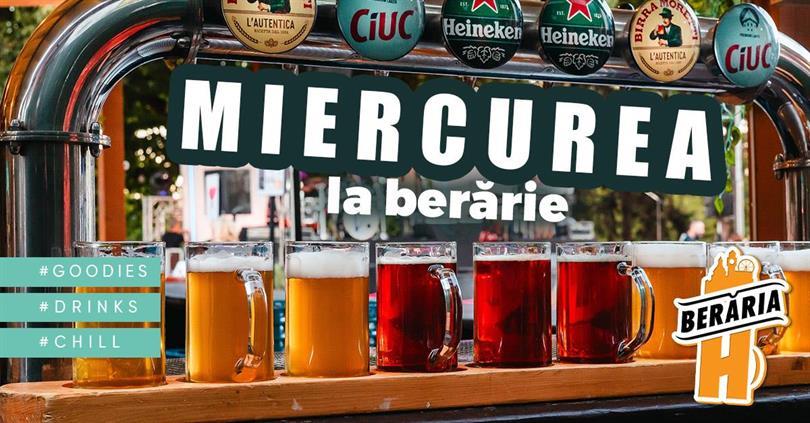 Concert Miercurea la Berărie, miercuri, 29 octombrie 2025 12:00, Beraria H