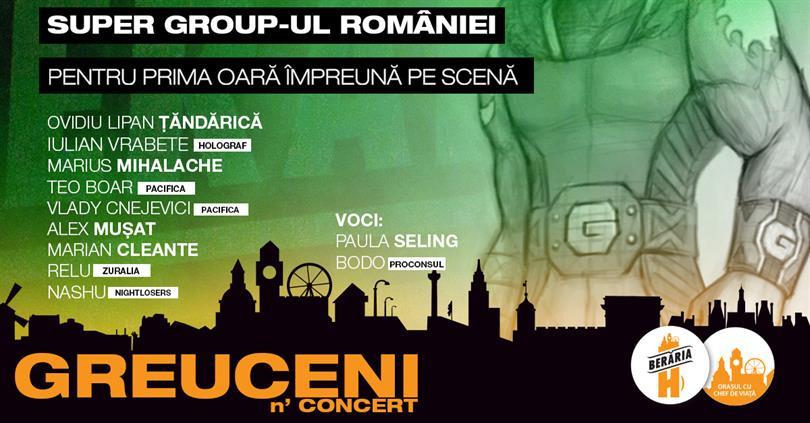 Concert GREUCENI n'CONCERT la Berăria H, marți, 11 aprilie 2017 20:00, Beraria H