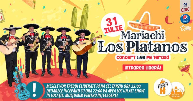 Concert Mexican Evening: Los Platanos @ Berăria H, sâmbătă, 31 iulie 2021 18:30, Beraria H