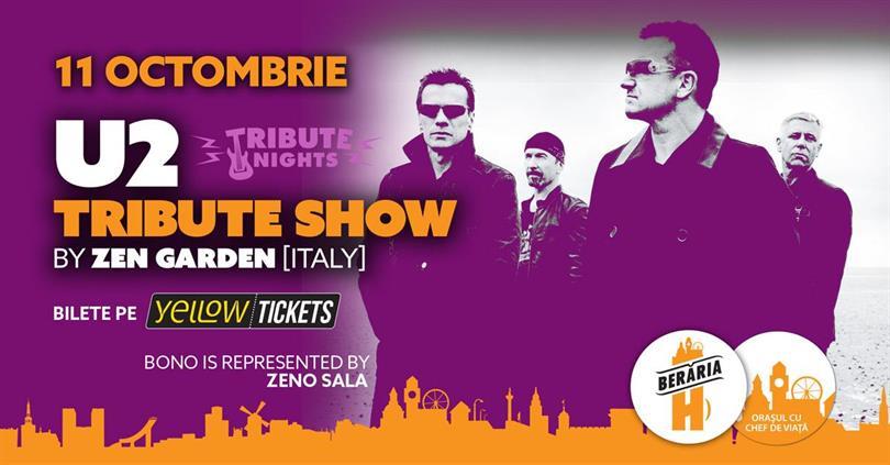 Concert U2 Tribute Concert by Zen Garden (Italia), miercuri, 11 octombrie 2023 18:30, Beraria H