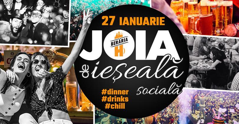 Concert Joia de ieșeală socială, joi, 27 ianuarie 2022 12:00, Beraria H