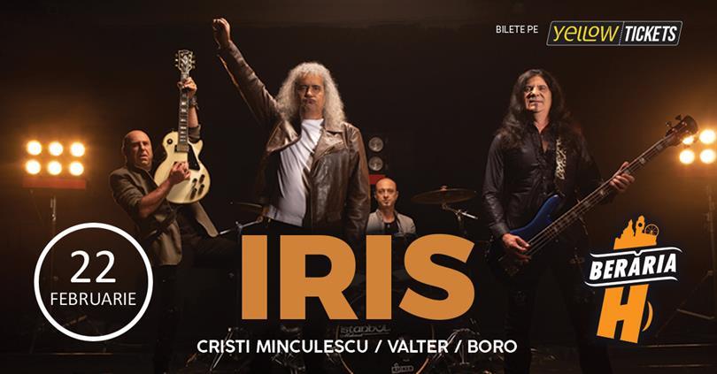 Concert IRIS Cristi Minculescu, Valter si Boro, marți, 22 februarie 2022 17:30, Beraria H