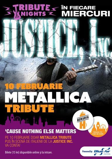 Concert METALLICA Tribute pe 10 februarie, miercuri, 10 februarie 2016 20:00, Beraria H