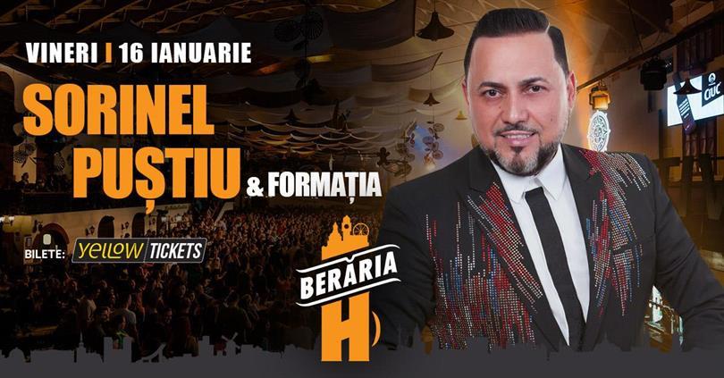 Concert Sorinel Puștiu și formația, vineri, 16 ianuarie 2026 19:00, Beraria H
