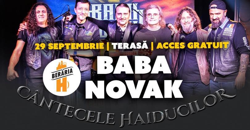 Concert Baba Novak LIVE #PeTerasă @ Berăria H, luni, 29 septembrie 2025 17:00, Beraria H