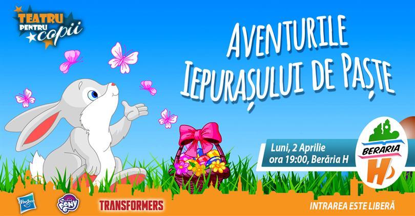 Concert Teatru pentru Copii - Aventurile Iepurașului de Paște, luni, 02 aprilie 2018 18:00, Beraria H