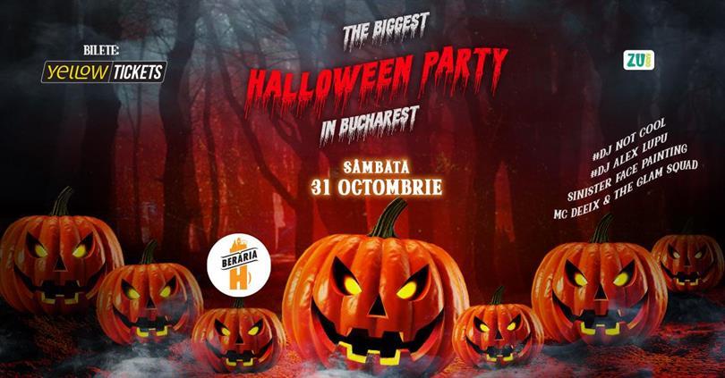 Concert The Biggest Halloween Party in Bucharest | Halloween Special 2026, sâmbătă, 31 octombrie 2026 20:00, Berăria H