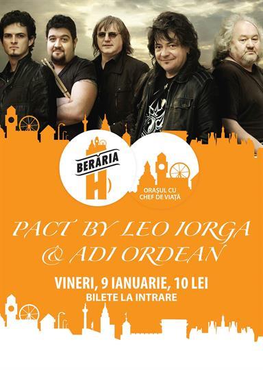 Concert Concert Pact by Leo Iorga & Adi Ordean, vineri, 09 ianuarie 2015 20:00, Beraria H