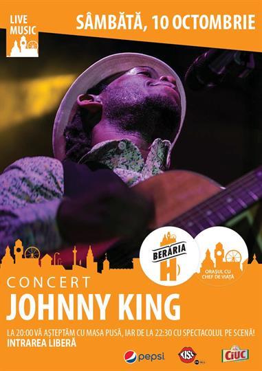 Concert Concert Johnny King, sâmbătă, 10 octombrie 2015 20:00, Beraria H