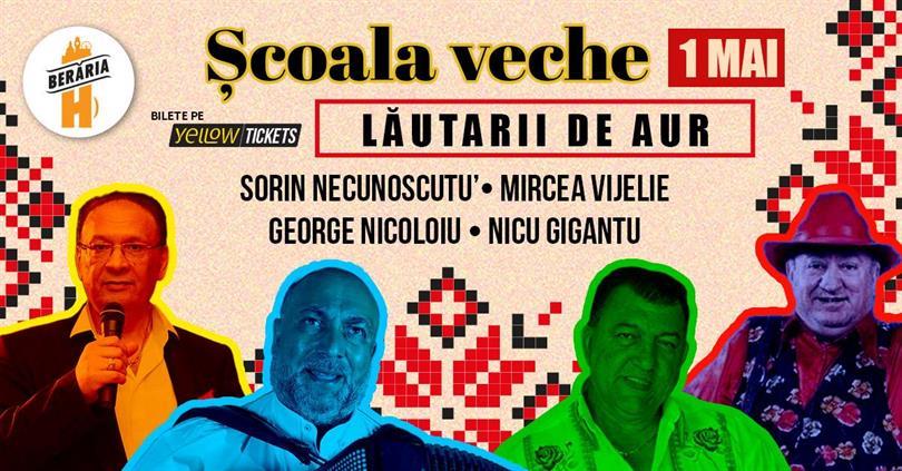 Concert Romanian Traditional Music | Sorin Necunoscutu’, George Nicoloiu, Nicu Gigantu & Mircea Vijelie, Friday, 01 May 2026 20:00, Beraria H