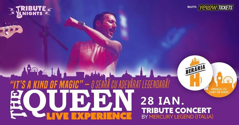 Concert QUEEN Live Experience - Tribute Concert by Mercury Legend, miercuri, 28 ianuarie 2026 17:00, Beraria H