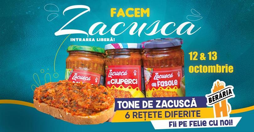 Concert Facem Zacuscă | Ediția a VI-a | Ziua #1 (sâmbătă, 12 octombrie), sâmbătă, 12 octombrie 2024 10:00, Beraria H