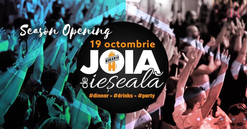 Concert Joia de ieșeală: Dinner > Drinks > Party I SEASON OPENING, joi, 19 octombrie 2023 20:30, Beraria H