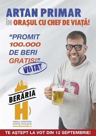 Concert VOTE for ARTAN from Partizan on September 12th!, Friday, 12 September 2014 20:00, Beraria H