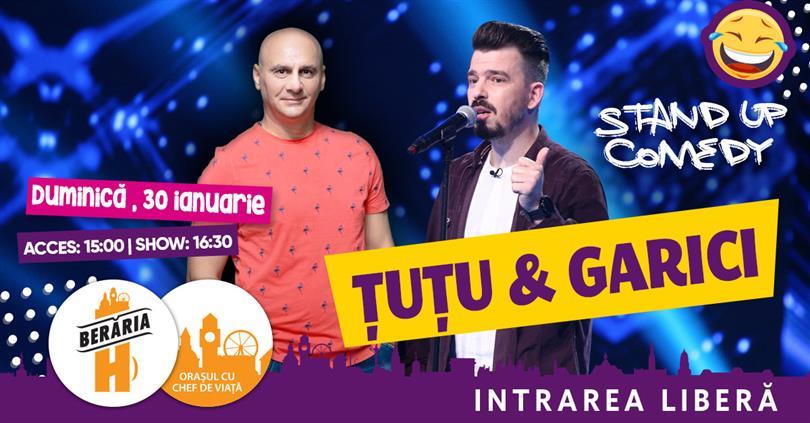 Concert Dan Țuțu & Andrei Garici - Stand-up Comedy Show, duminică, 30 ianuarie 2022 15:00, Beraria H