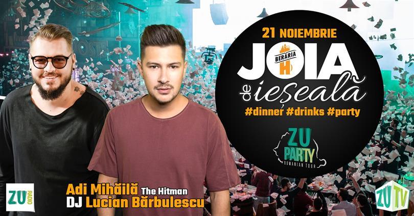 Concert Joia de ieșeală: Dinner > Drinks > Party, joi, 21 noiembrie 2019 18:00, Beraria H