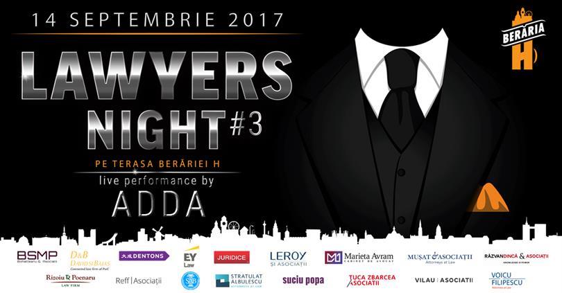 Concert Lawyers Night #3 / #IndustryNights, joi, 14 septembrie 2017 20:00, Beraria H