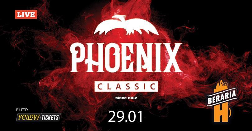 Concert Phoenix live at Berăria H, Sunday, 29 January 2023 19:30, Beraria H