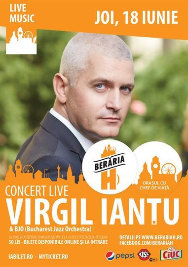 Concert Rescheduled! Virgil Iantu, Thursday, 18 June 2015 23:00, Beraria H