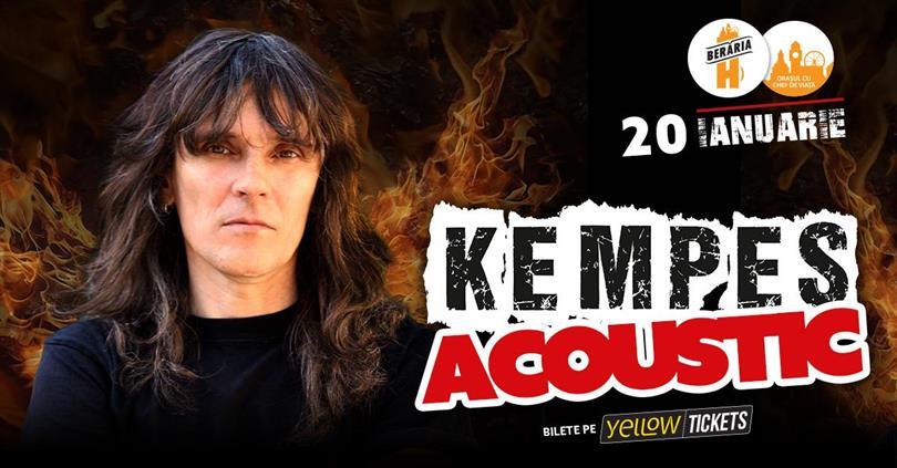 Concert Concert Kempes Acoustic // București - Berăria H, sâmbătă, 20 ianuarie 2024 17:00, Beraria H