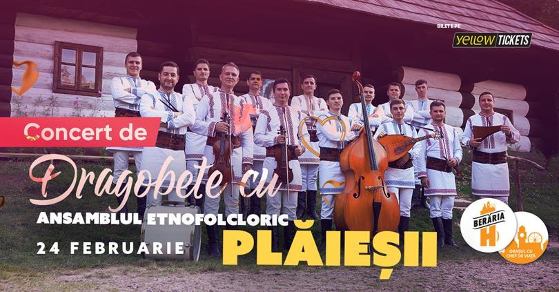 Concert Ansamblul Etnofolcloric Plăieșii | Concert de Dragobete | 24 februarie, vineri, 24 februarie 2023 17:00, Beraria H