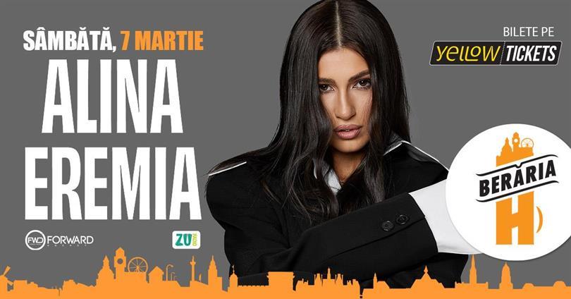 Concert Alina Eremia & Band în concert la Berăria H pe 7 martie, sâmbătă, 07 martie 2026 17:00, Beraria H