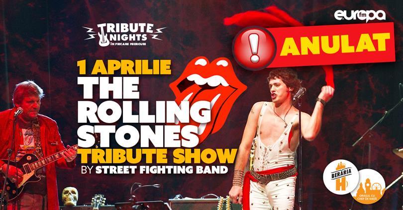 Concert Sympathy for the Rolling Stones // Tribute Show by Street Fighting Band, Wednesday, 01 April 2020 19:00, Beraria H