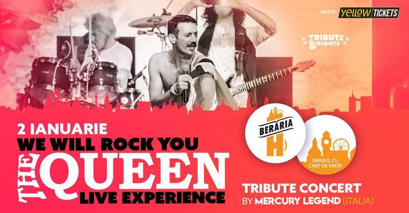 Concert "We Will Rovk You" | QUEEN Tribute Concert by Mercury Legend (Italia) pe 10 decembrie, Thursday, 02 January 2025 18:45, Beraria H
