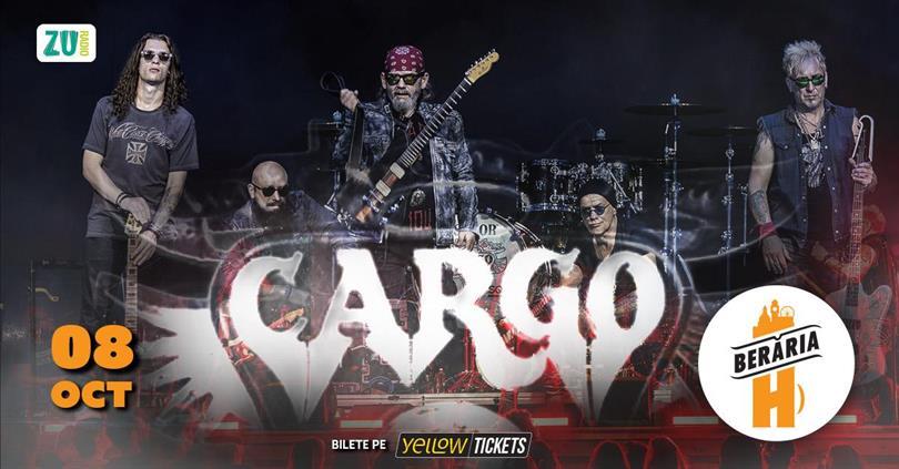Concert CARGO cântă în Orașul cu Chef de Viață, miercuri, 08 octombrie 2025 18:00, Beraria H