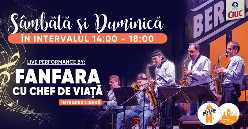 Concert O după-amiază cu Fanfara cu Chef de Viață, sâmbătă, 27 februarie 2021 14:00, Beraria H