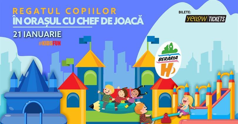 Concert Regatul Copiilor în Orașul cu Chef de Joacă (ora 13:30), duminică, 21 ianuarie 2024 13:30, Beraria H