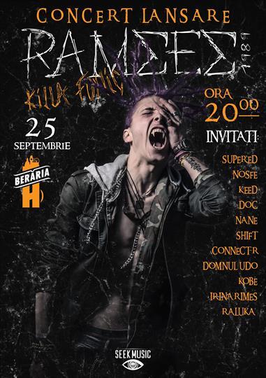 Concert Killa Fonic - Concert Lansare "Ramses 1989", duminică, 25 septembrie 2016 20:00, Beraria H