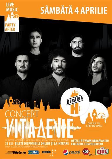 Concert Concert Vita de Vie, sâmbătă, 04 aprilie 2015 20:00, Beraria H