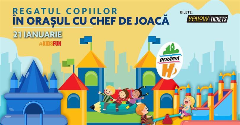 Concert Regatul Copiilor în Orașul cu Chef de Joacă (ora 11:00), duminică, 21 ianuarie 2024 10:00, Beraria H