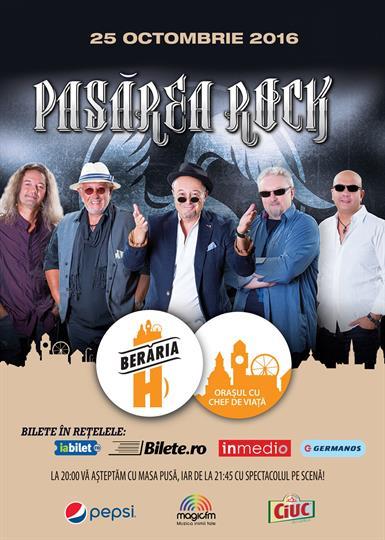 Concert Pasărea Rock - lansare album "Legenda", marți, 25 octombrie 2016 20:00, Beraria H