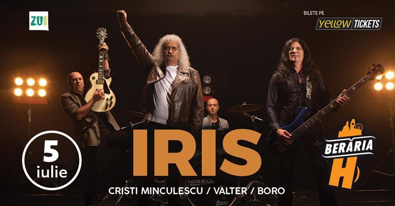 Concert IRIS Cristi Minculescu, Valter and Boro @ Berăria H, Wednesday, 05 July 2023 18:00, Beraria H