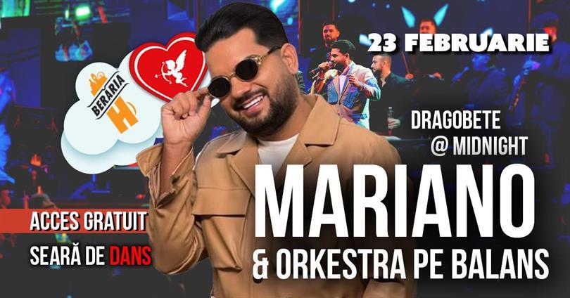 Concert Mariano & Orkestra pe Balans ✗ Dragobete @ Midnight, Monday, 23 February 2026 20:00, Beraria H