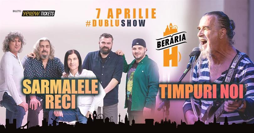 Concert Timpuri Noi and Sarmalele Reci sing at Berăria H on 7th of April, Sunday, 07 April 2024 17:00, Beraria H