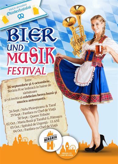Concert Bier und Musik Festival, sâmbătă, 26 septembrie 2015 18:00, Beraria H