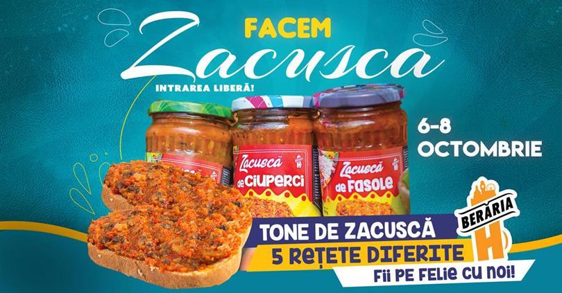 Concert Facem Zacuscă | Ediția a V-a | Ziua #1 (vineri, 6 octombrie), vineri, 06 octombrie 2023 16:00, Beraria H