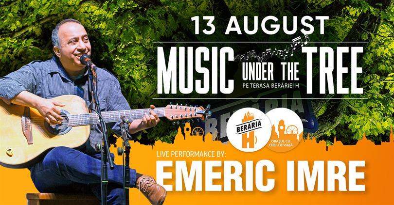 Concert Concert Emeric Imre @ Music Under The Tree, marți, 13 august 2019 19:30, Beraria H