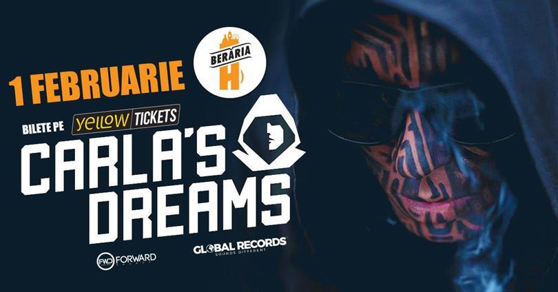Concert Carla's Dreams în concert la Berăria H pe 1 februarie, duminică, 01 februarie 2026 18:30, Beraria H