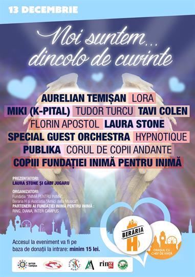 Concert Temisan, Lora, Publika, Hypnotique, Tavi Colen, Sunday, 13 December 2015 19:00, Beraria H