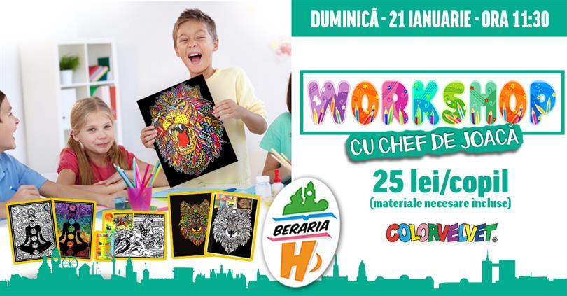 Concert Workshop pentru copii: Colorvelvet, duminică, 21 ianuarie 2018 11:00, Beraria H