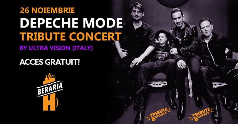 Concert Depeche Mode Tribute Concert by Ultra Vision (Italia), Wednesday, 26 November 2025 18:00, Beraria H